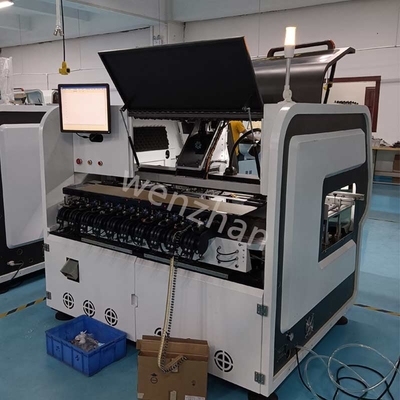 Yüksek Hızlı Terminal Ekleme Tuşu THT Al ve Yerleştir Makinesi Otomatik Radyal Ekleme Makinesi