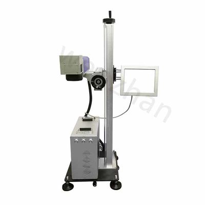 CO2 Uçan Lazer İşaretleme Makinesi WZ-103F El sanatı hediyeler için Giysi ayakkabı çantaları ve IC sanayi
