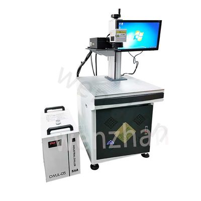 SMT Makine Precision 1064nm 5W UV Lazer İşaret Makinesi Sapphire IC Taneler Cam için