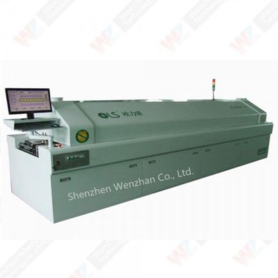 CE 8 Bölgeler Kurşunsuz PCB Üretim Makinesi için Geri Akış Fırını