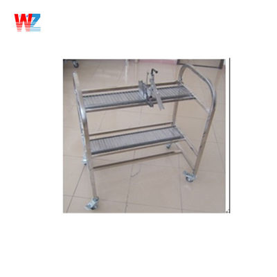 1x0.9x0.8m SMT besleyici araba FUJI XP besleyici araba Gümüş Renk Depolama için