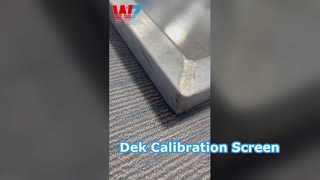 PCB Montajı 134764 DEK Kalibrasyon Ekranı